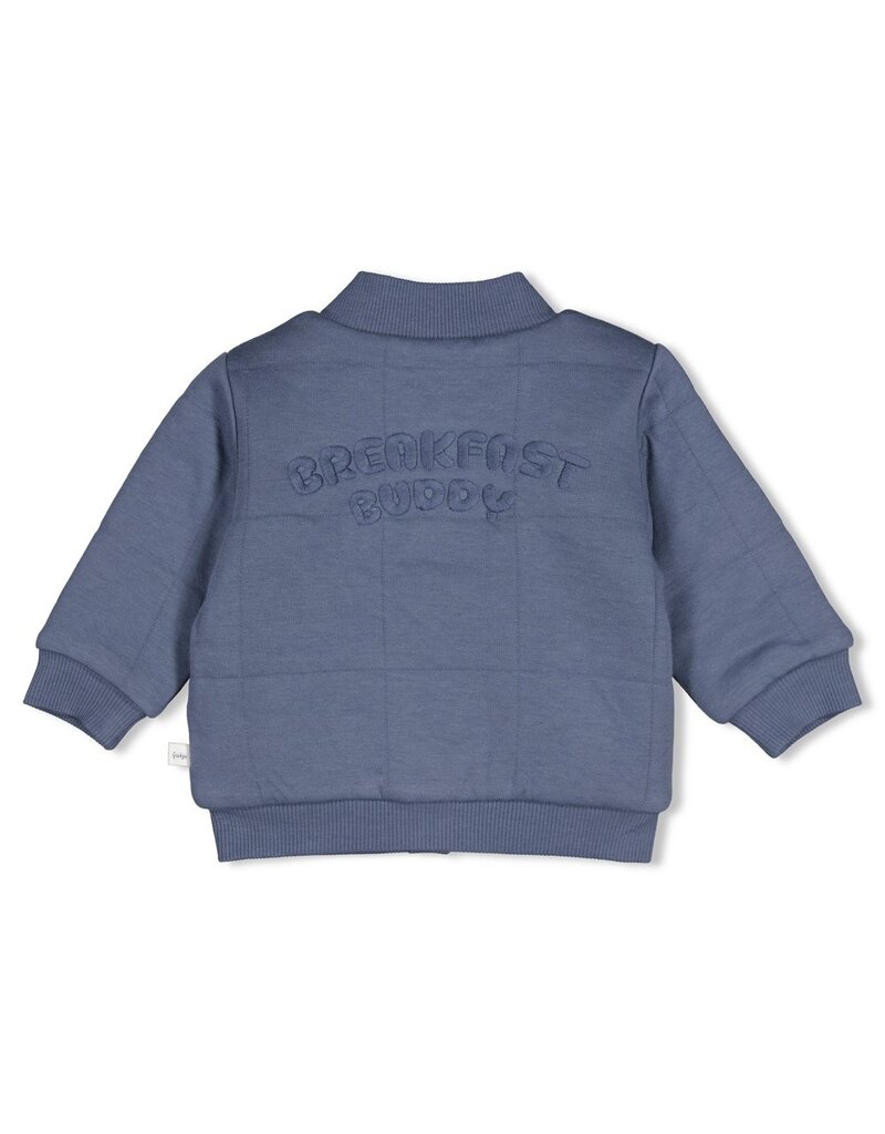Feetje Baby Feetje jongen jasje - Breakfast Buddy - Blauw - 51300564