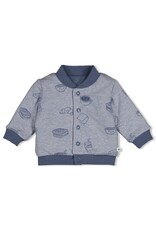 Feetje Baby Feetje jongen jasje - Breakfast Buddy - Blauw - 51300564