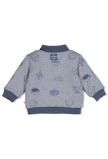 Feetje Baby Feetje jongen jasje - Breakfast Buddy - Blauw - 51300564
