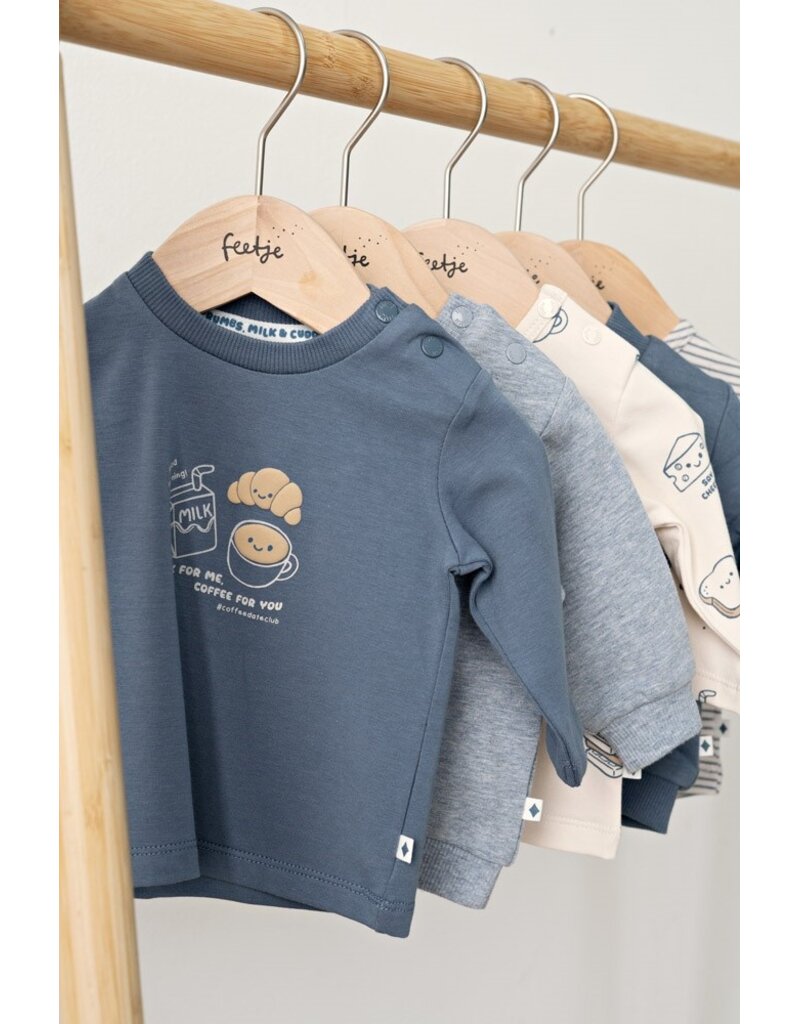 Feetje Baby Feetje jongen shirt - Breakfast Buddy - blauw - 51602798
