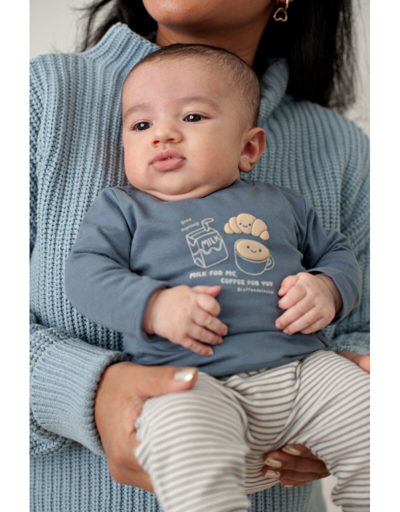 Feetje Baby Feetje jongen shirt - Breakfast Buddy - blauw - 51602798