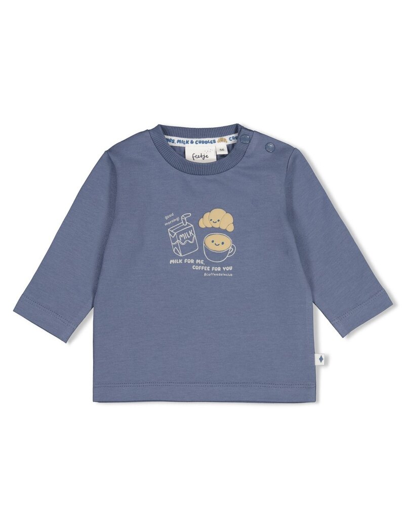 Feetje Baby Feetje jongen shirt - Breakfast Buddy - blauw - 51602798