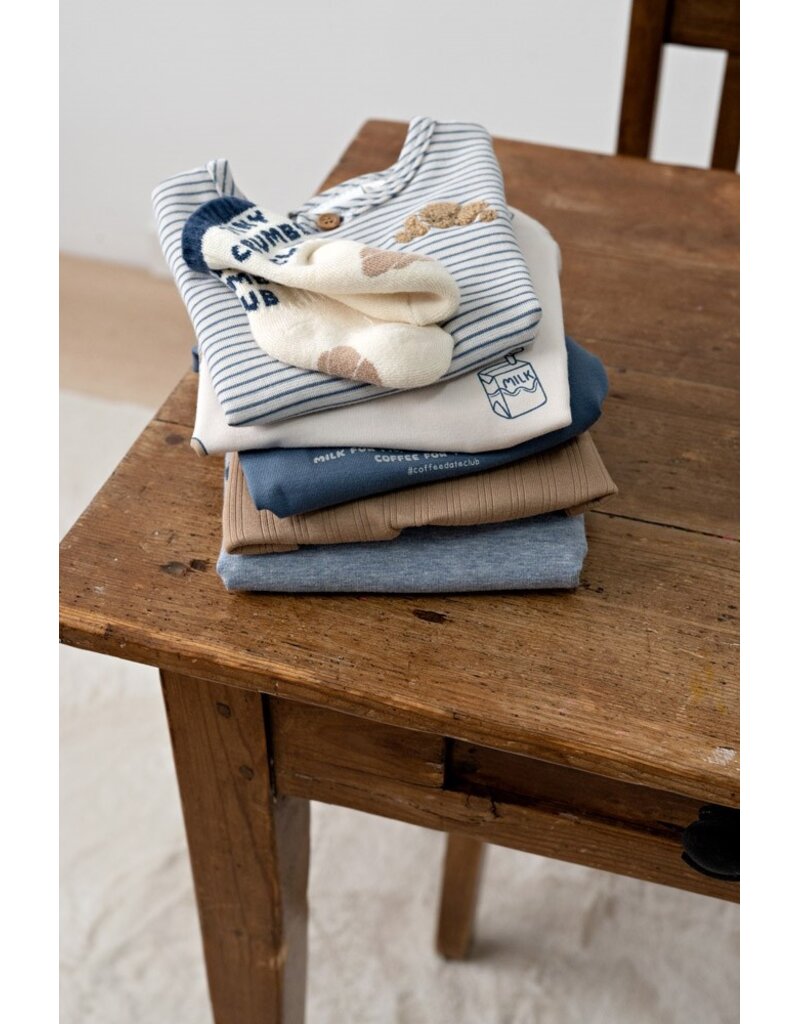 Feetje Baby Feetje jongen sweater - Breakfast Buddy - blauw - 51602799