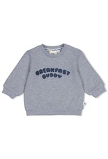 Feetje Baby Feetje jongen sweater - Breakfast Buddy - blauw - 51602799