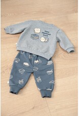Feetje Baby Feetje jongen broek - Breakfast Buddy - blauw geprint - 52202561