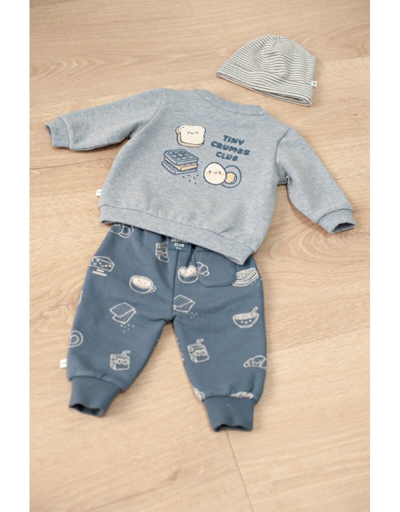 Feetje Baby Feetje jongen broek - Breakfast Buddy - blauw geprint - 52202561