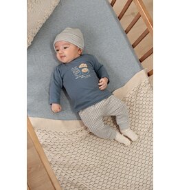 Feetje Baby Feetje babybroek jongen - Breakfast Buddy - blauw gestreept