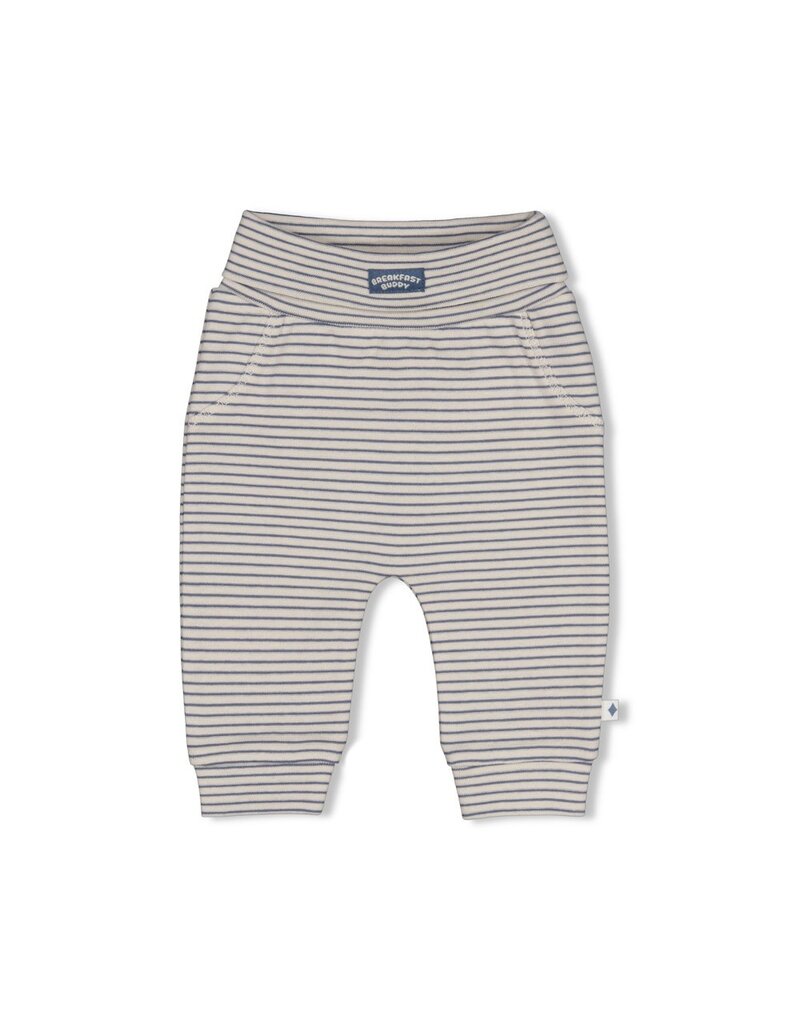 Feetje Baby Feetje jongen broek - Breakfast Buddy - blauw gestreept - 52202562
