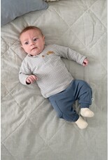 Feetje Baby Feetje jongen broek - Breakfast Buddy - blauw rib - 52202563