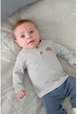 Feetje Baby Feetje jongen broek - Breakfast Buddy - blauw rib - 52202563