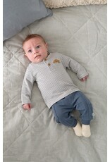 Feetje Baby Feetje jongen broek - Breakfast Buddy - blauw rib - 52202563