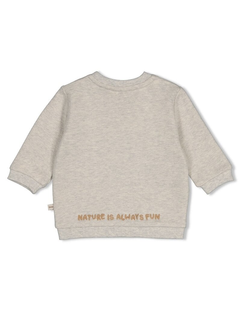Feetje Baby Feetje sweater - Tiny Timber Tales - Grijs - 51602782