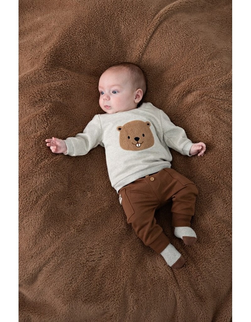 Feetje Baby Feetje broek - Tiny Timber Tales - bruin - 52202552
