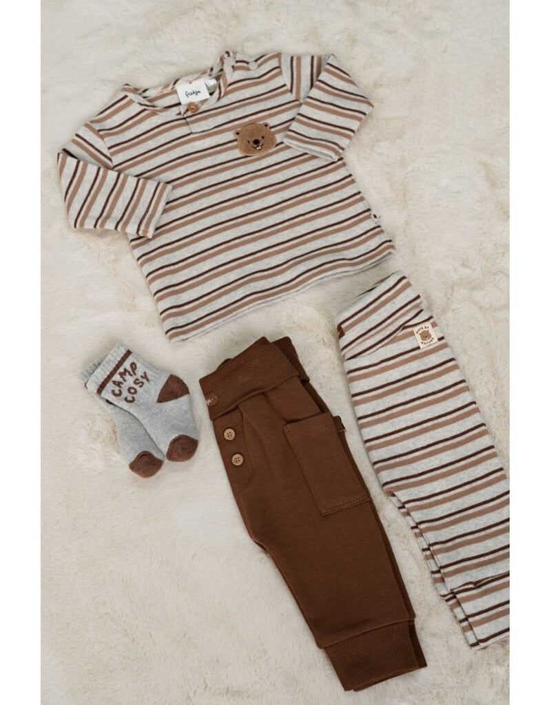 Feetje Baby Feetje broek - Tiny Timber Tales - bruin - 52202552