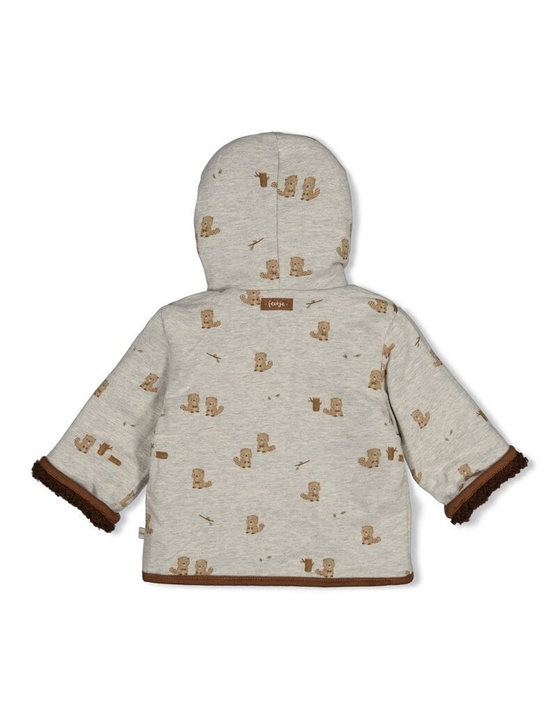 Feetje Baby Feetje Teddy Jas - Tiny Timber Tales - Bruin - 51800364