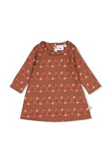 Feetje Baby Feetje meisjes jurk - Forest Garden - rib AOP - 51400593