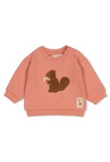 Feetje Baby Feetje meisjes sweater - Forest Garden - Roze - 51602818