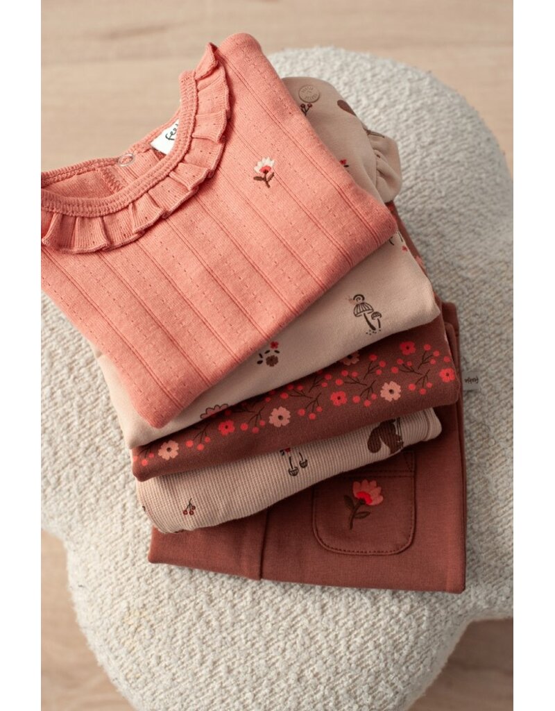 Feetje Baby Feetje meisjes shirt - Forest Garden - rib - Roze - 51602819
