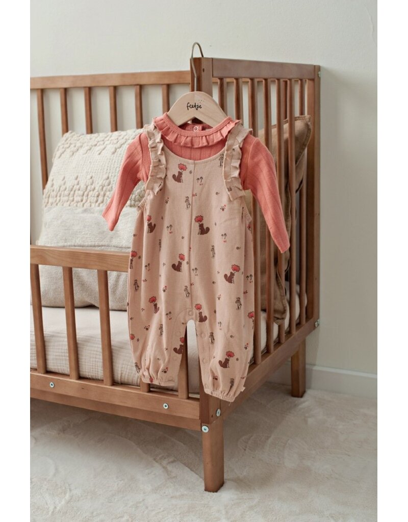 Feetje Baby Feetje meisjes shirt - Forest Garden - rib - Roze - 51602819