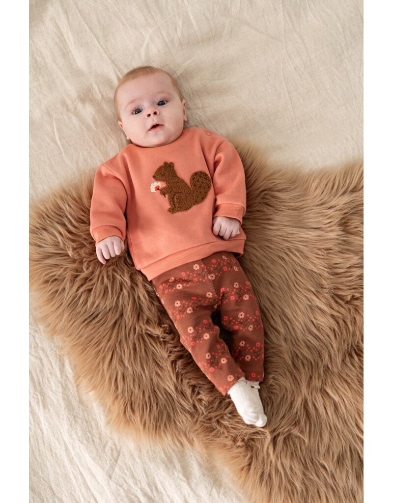 Feetje Baby Feetje meisjes legging - Forest Garden - bruin aop - 52202581