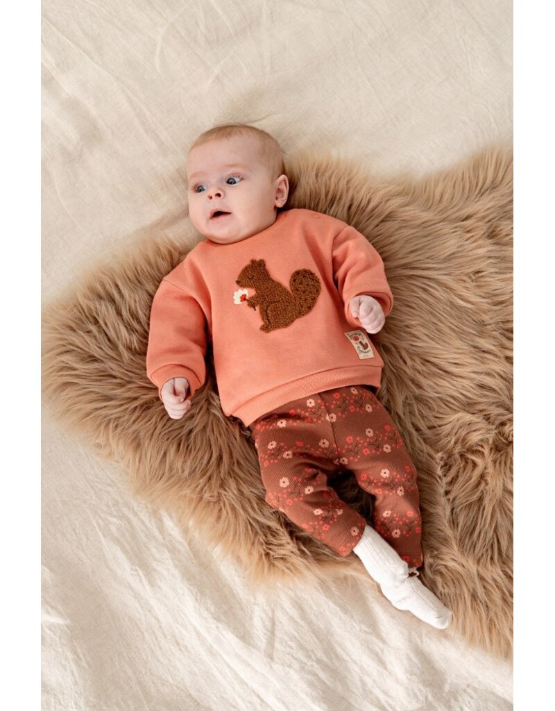 Feetje Baby Feetje meisjes legging - Forest Garden - bruin aop - 52202581