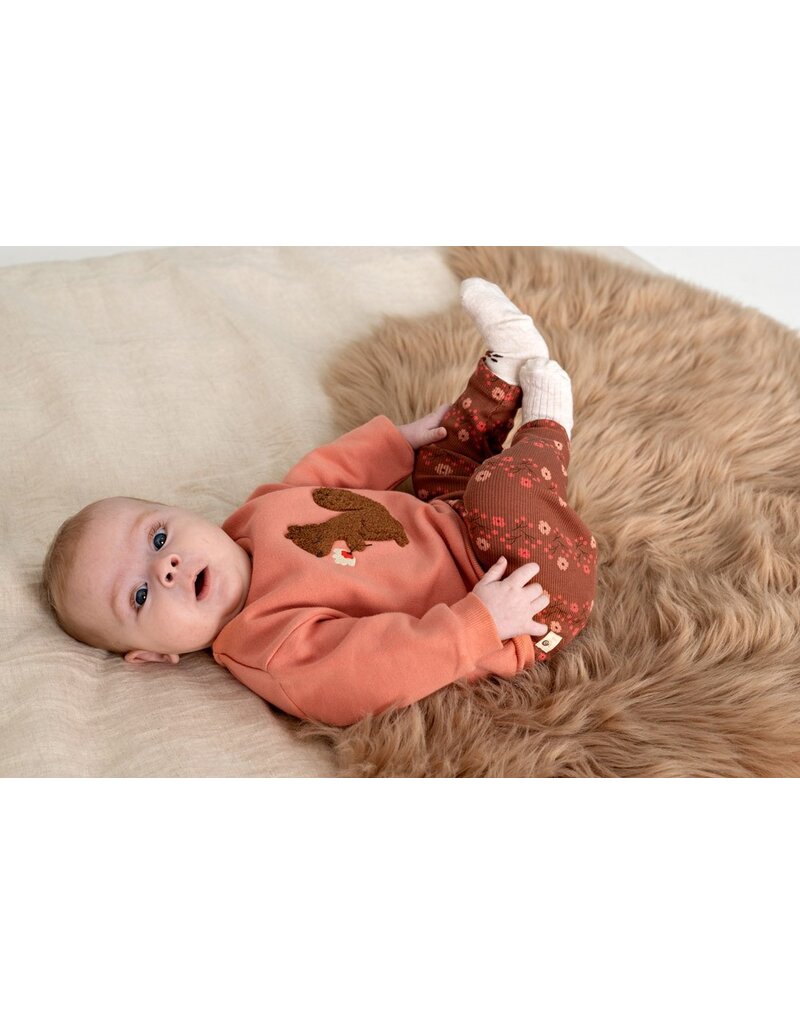Feetje Baby Feetje meisjes legging - Forest Garden - bruin aop - 52202581