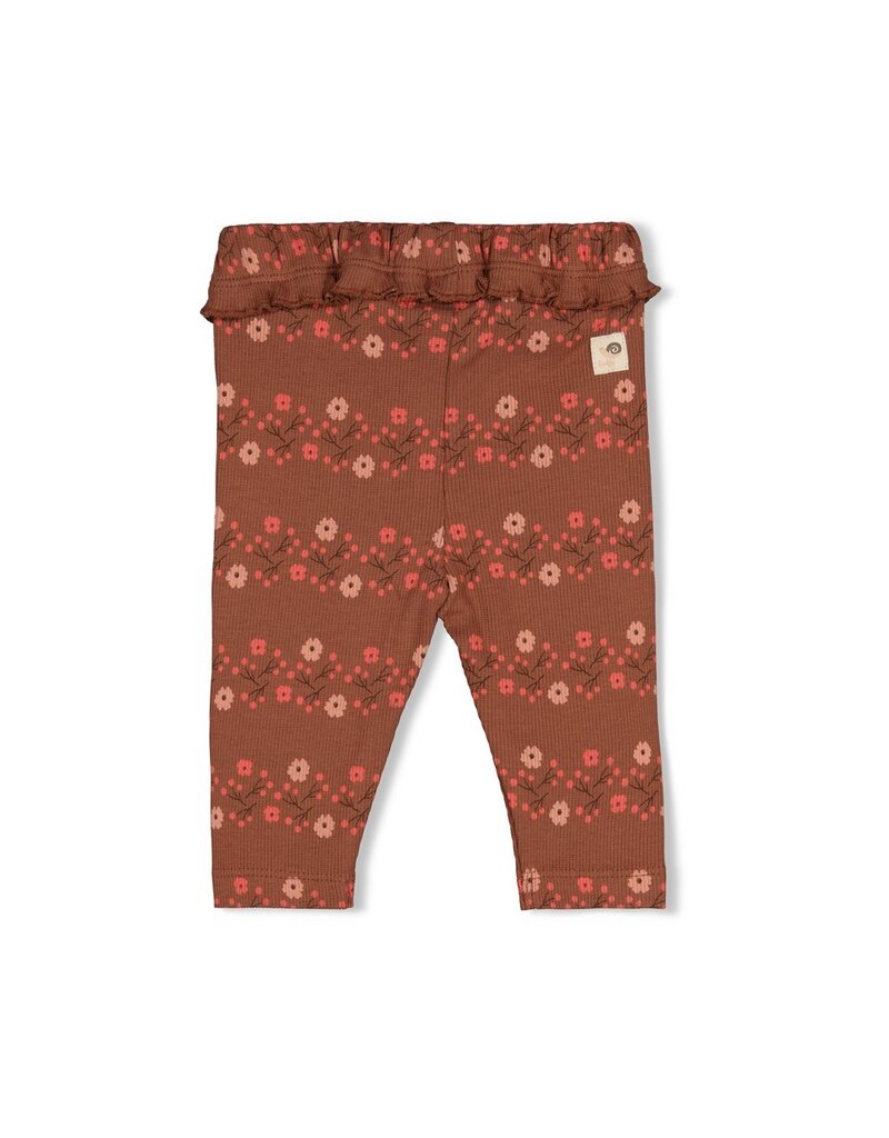 Feetje Baby Feetje meisjes legging - Forest Garden - bruin aop - 52202581