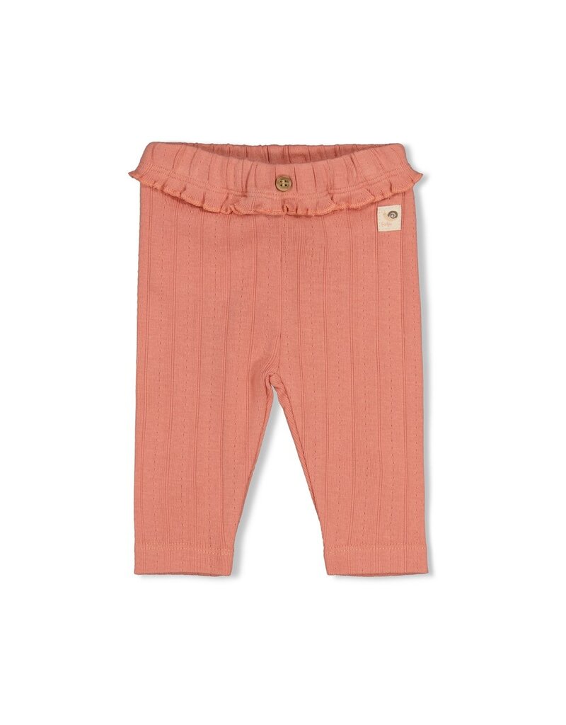 Feetje Baby Feetje meisjes legging - Forest Garden - roze - pointelle rib - 52202583