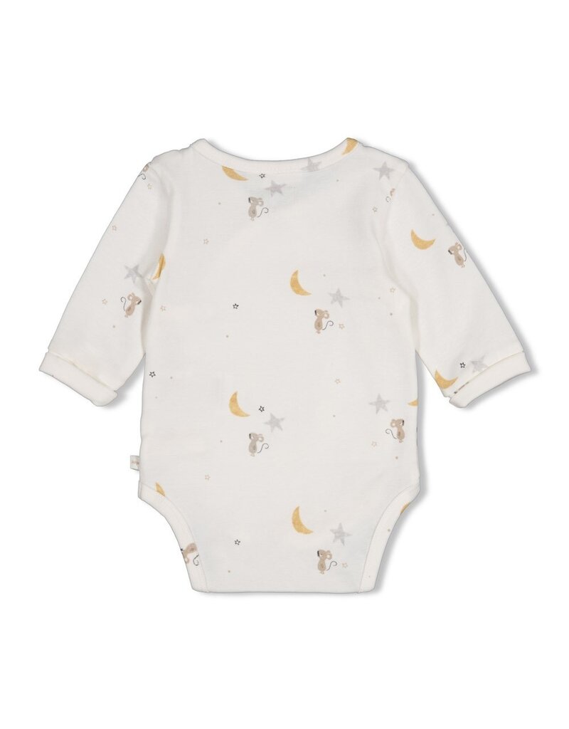 Feetje Baby Feetje baby romper - Over the Moon for You - geprint - 50200269