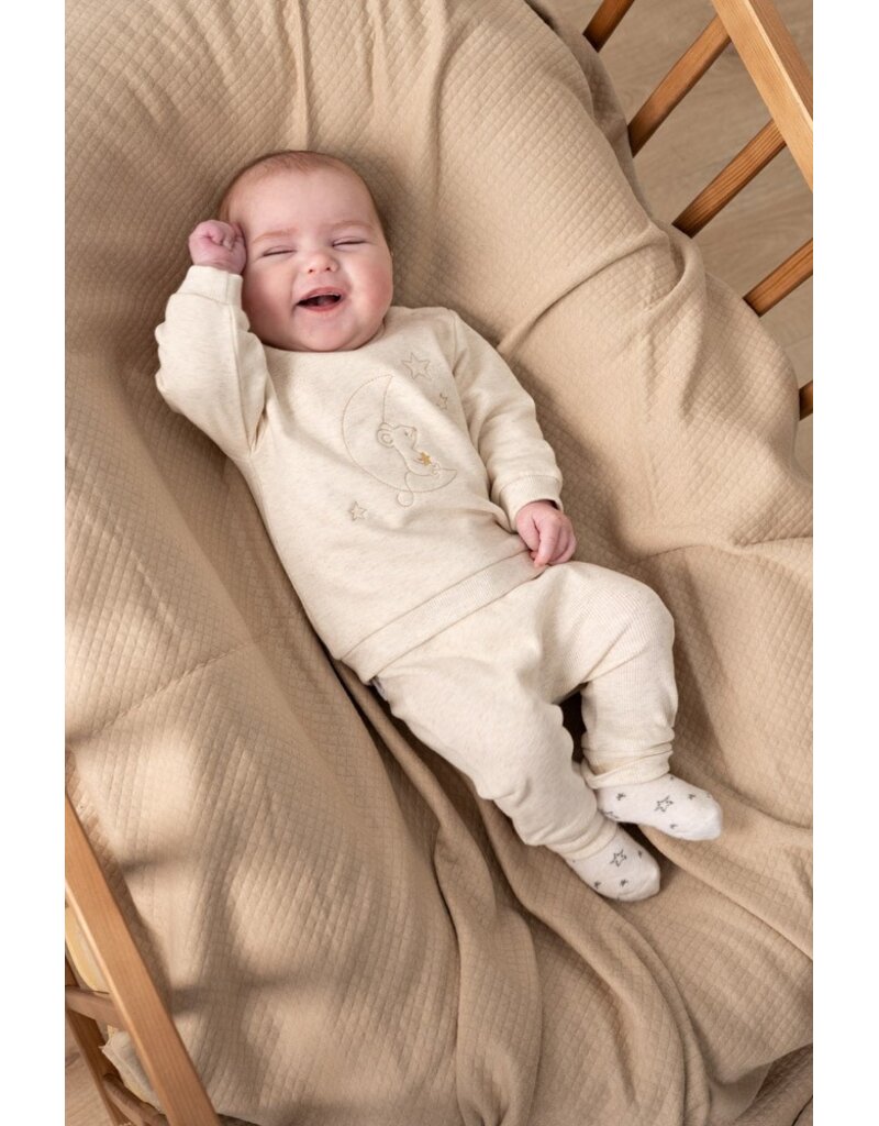 Feetje Baby Feetje baby sweater - Over the Moon for You - offwhite - 51602801