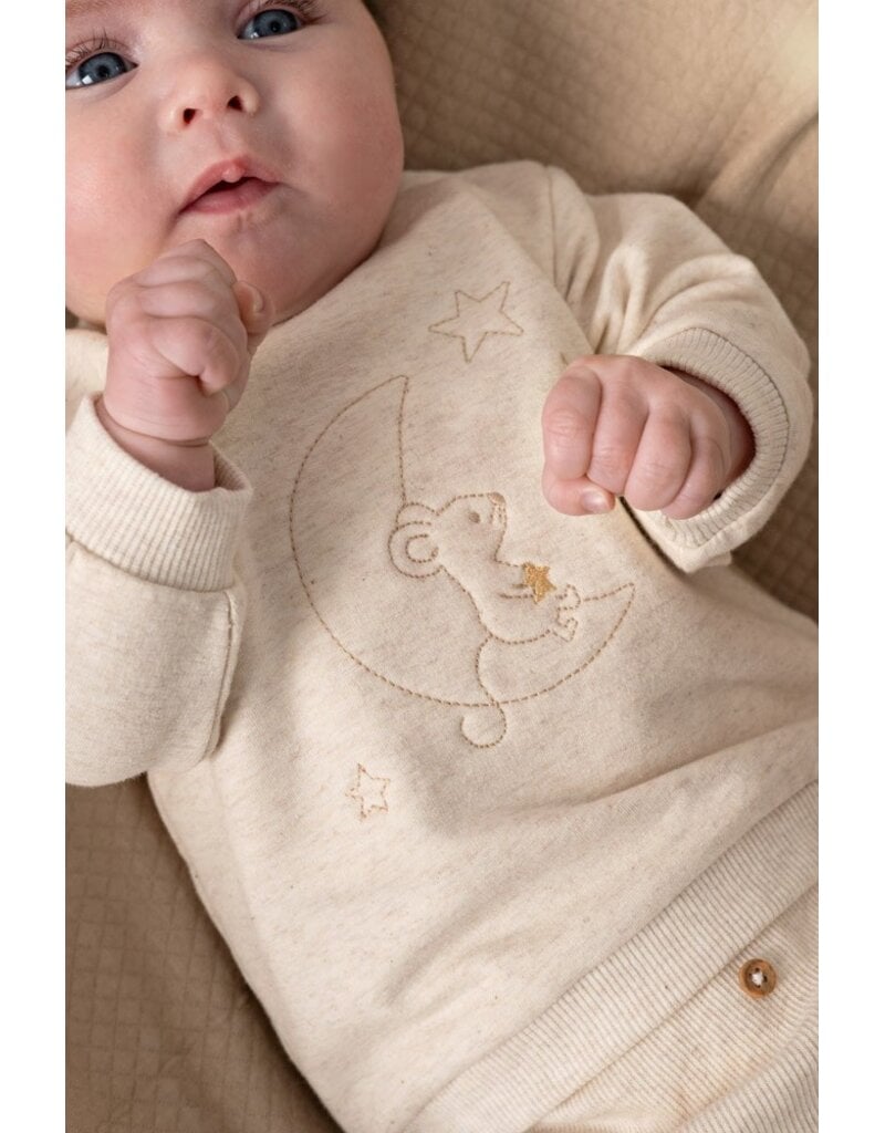 Feetje Baby Feetje baby sweater - Over the Moon for You - offwhite - 51602801