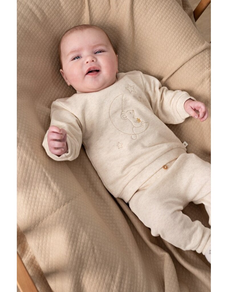 Feetje Baby Feetje baby sweater - Over the Moon for You - offwhite - 51602801