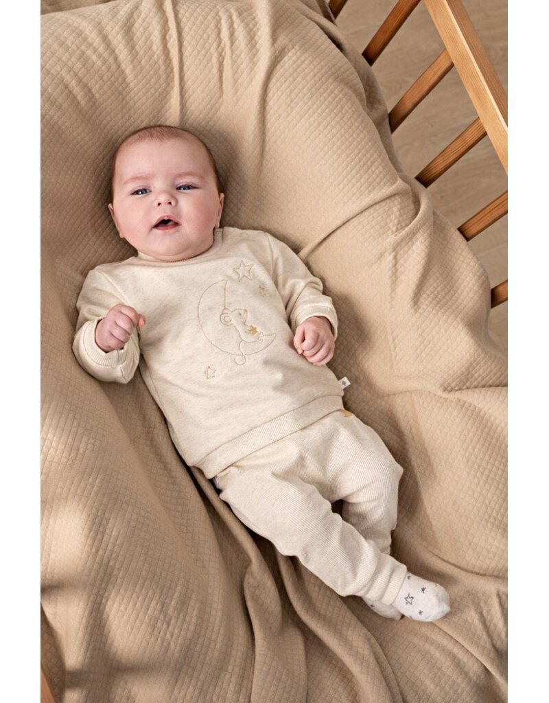 Feetje Baby Feetje baby sweater - Over the Moon for You - offwhite - 51602801