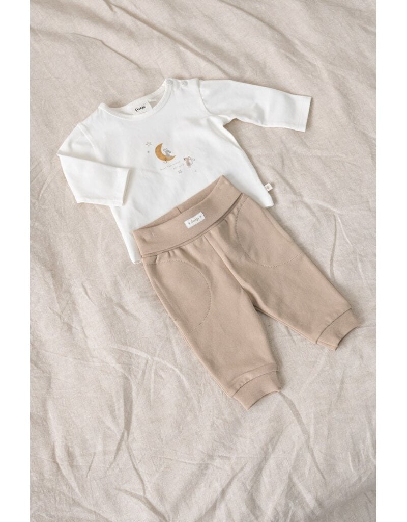Feetje Baby Feetje baby shirt - Over the Moon for You - offwhite - 51602806