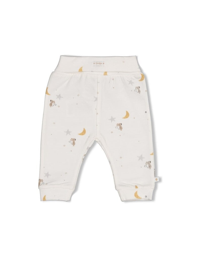 Feetje Baby Feetje broek - Over the Moon for You - offwhite geprint - 52202566