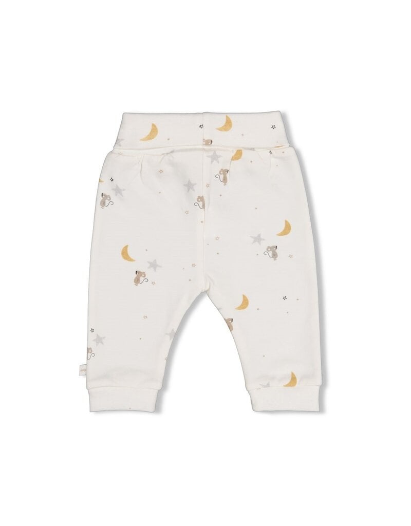 Feetje Baby Feetje broek - Over the Moon for You - offwhite geprint - 52202566