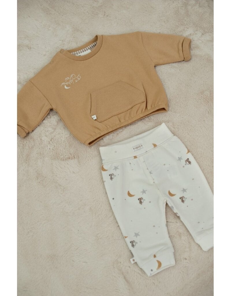 Feetje Baby Feetje broek - Over the Moon for You - offwhite geprint - 52202566