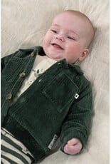 Feetje Baby Feetje jongen jasje - Wiggle and Waddle - rib groen - 51300579