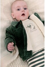 Feetje Baby Feetje jongen jasje - Wiggle and Waddle - rib groen - 51300579
