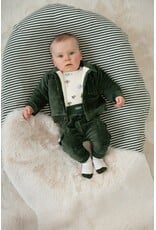 Feetje Baby Feetje jongen jasje - Wiggle and Waddle - rib groen - 51300579