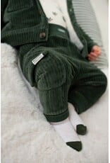 Feetje Baby Feetje jongen jasje - Wiggle and Waddle - rib groen - 51300579