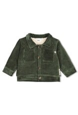 Feetje Baby Feetje jongen jasje - Wiggle and Waddle - rib groen - 51300579