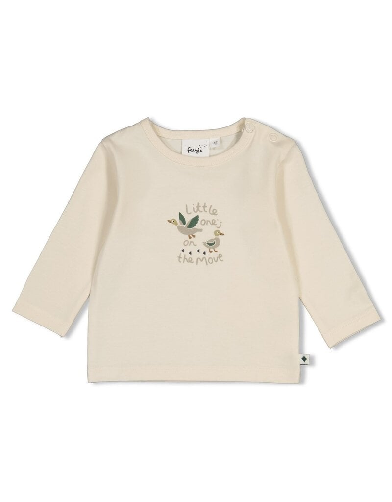 Feetje Baby Feetje shirt jongen - Wiggle and Waddle - offwhite - 51602835