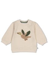 Feetje Baby Feetje sweater jongen - Wiggle and Waddle - offwhite - 51602840