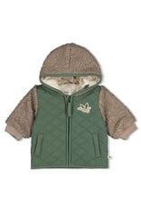 Feetje Baby Feetje jongens jas boucle  - Wiggle and Waddle - groen - 51800369
