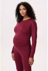 Noppies Zwangerschap & voedingsshirt  - cropped - Zinfandel rood - 6030022 4260