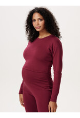 Noppies Zwangerschap & voedingsshirt  - cropped - Zinfandel rood - 6030022 4260