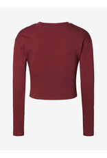 Noppies Zwangerschap & voedingsshirt  - cropped - Zinfandel rood - 6030022 4260