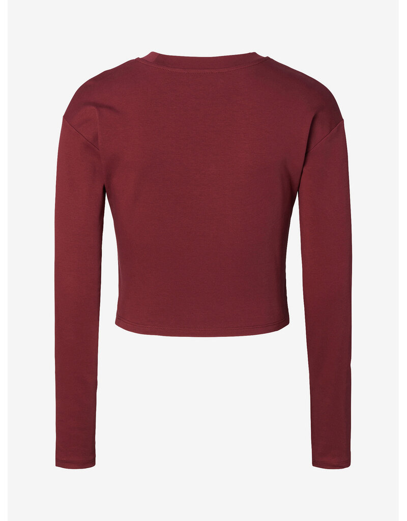 Noppies Zwangerschap & voedingsshirt  - cropped - Zinfandel rood - 6030022 4260