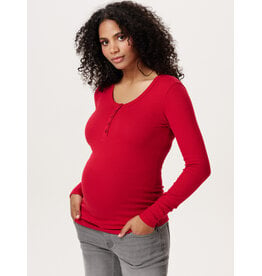 Noppies Noppies Zwangerschap & Voeding shirt - Jester Red